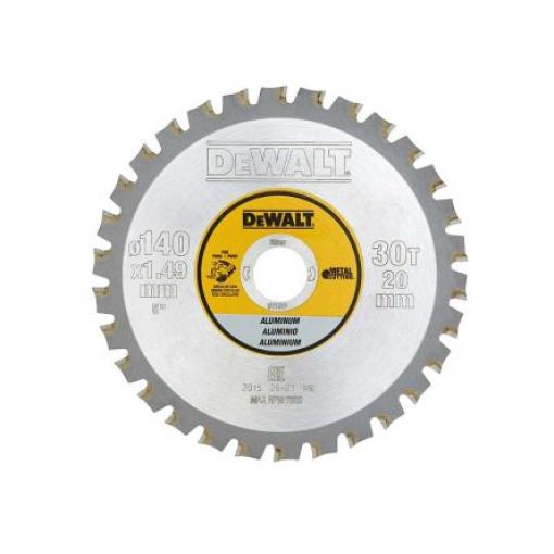 Kotouč pro kotoučovou pilu DeWALT 30 Neželezný kov, Měď, Mosaz, Hliník 140 mm 1