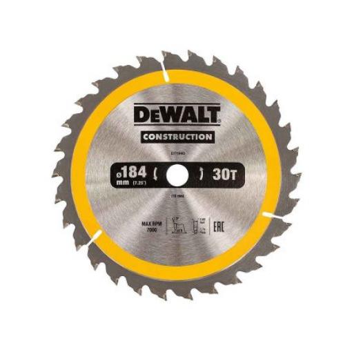 Kotouč pro kotoučovou pilu DeWALT 30 184 mm 1
