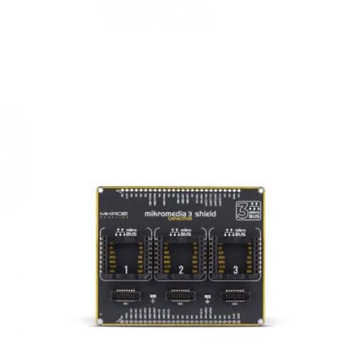 MikroElektronika Vývojový nástroj pro HMI, Mikromedia 3 Capacitive Shield, MikroBUS Socket, klasifikace: Vývojová sada