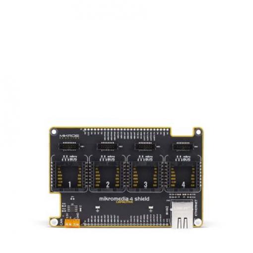 MikroElektronika Vývojový nástroj pro HMI, Mikromedia 4 Capacitive Shield, MikroBUS Socket, klasifikace: Vývojová sada