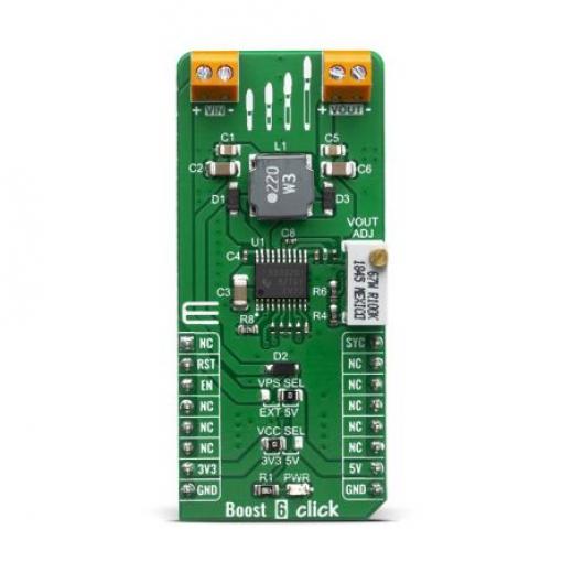 Vývojová sada pro řízení napájení Boost 6 Click MikroElektronika Mikroe-3813