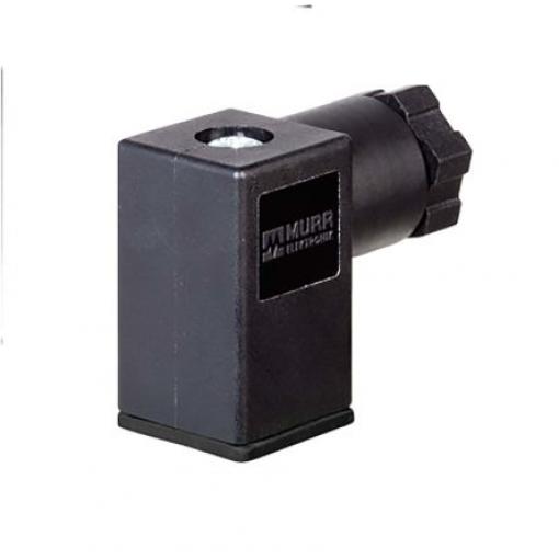 Murrelektronik Limited Konektor DIN 43650, IP65, formát pólů: 3P+PE, orientace těla: Pravý úhel barva Černá, 110 V 6A