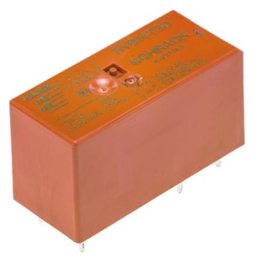 TE Connectivity Výkonové relé SPDT Montáž na plošný spoj 12 A 230 V ac RT1