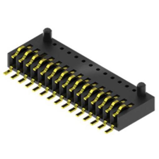 Patice PCB, řada: SEI, orientace těla: Rovný, rozteč: 1 mm Deska-deska, počet kontaktů: 10, počet řad: 1, Povrch