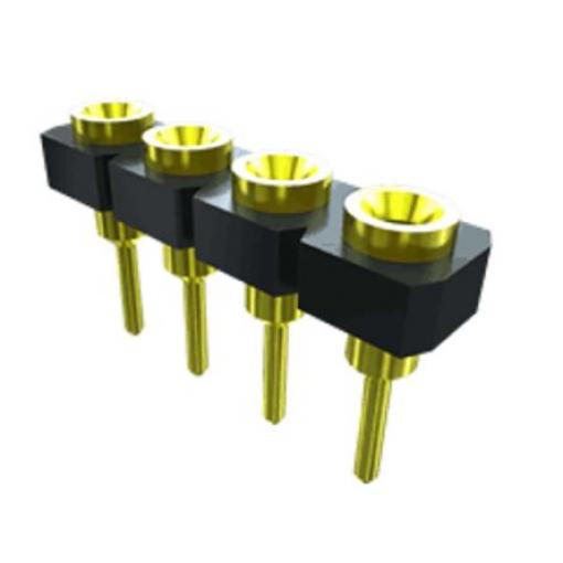 Patice PCB, řada: SL, orientace těla: Rovný, rozteč: 2.54 mm Deska-deska, počet kontaktů: 6, počet řad: 1, Průchozí