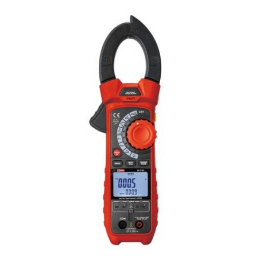 Klešťový měřicí přístroj 1000A ac 600V ac 600V dc 1000A dc 500Ω 1000°C, typ displeje: Nickel Copper Alloy, PUR RS PRO