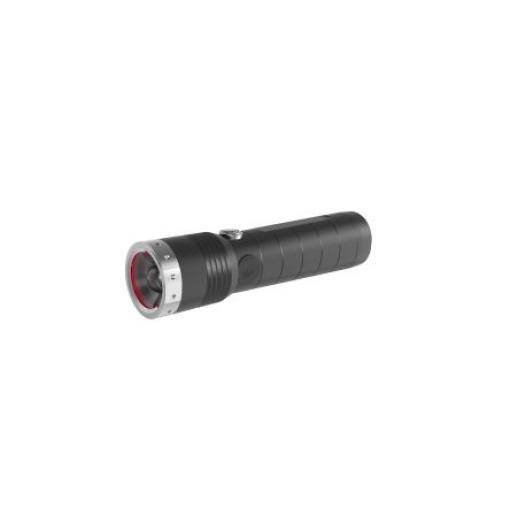Kapesní svítilna MT14, rozsah: MT14, typ žárovky: LED Dobíjecí, IPX4 Černá Bodové, Široký světelný kužel USB 3.0