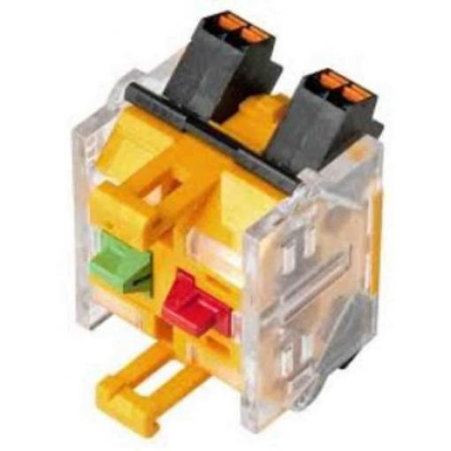 EAO Blok kontaktů modulárního spínače, řada: 4 Blok kontaktů 1 NO/1 NC 250V Svorkovnice Push-in