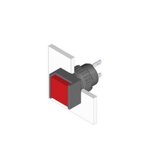 EAO Kontrolka, řada: 51 Panel LED, průměr výřezu: 16 mm IP65 Kulatý 48 V