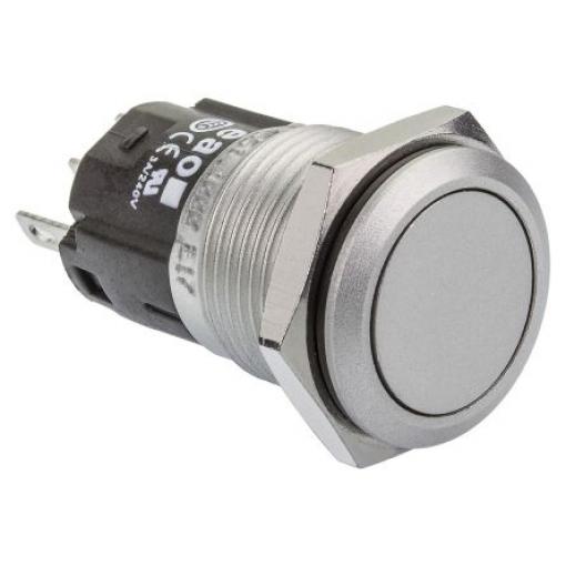 EAO Tlačítkový spínač, řada: 82 IP65, IP67 SPDT Okamžité 16 mm 3 A 240 V dc 240 V ac