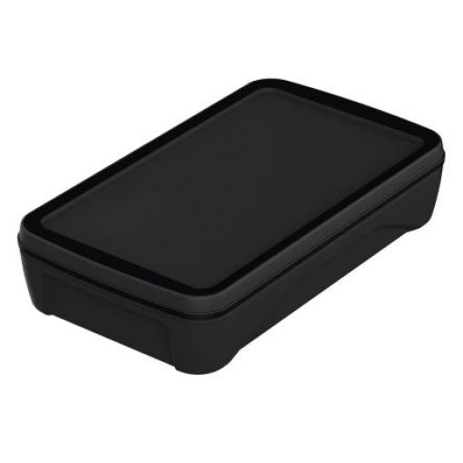 Bopla Kapesní pouzdro, řada: BoPad Integrovaná přihrádka na baterie ABS barva Černá 130 mm 26 mm 75 mm IP65