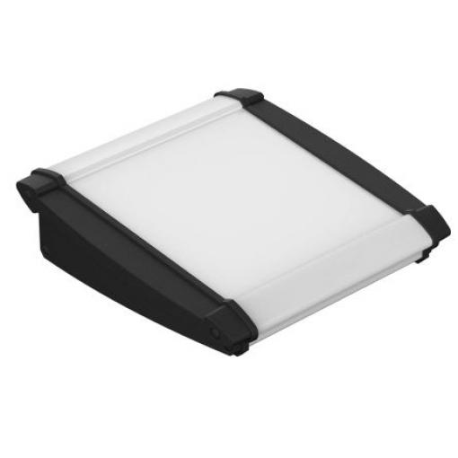 Bopla Pouzdro počítače, řada: Alu-Topline Zešikmená přední strana Černá Hliník 150 mm 53.2 mm 181.2 mm