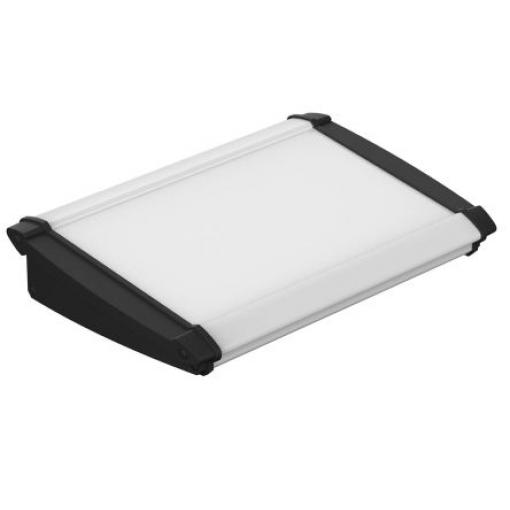 Bopla Pouzdro počítače, řada: Alu-Topline Zešikmená přední strana Černá Hliník 250 mm 53.2 mm 181.2 mm