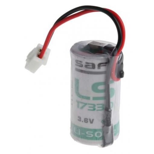 Baterie A 2/3 LS 17330 3.6 V Lithium-thionyl chlorid IEC 60079-11, IEC 60086-4 2.1 Ah Saft