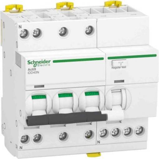 Schneider Electric Miniaturní jistič, rozsah: Acti9 iDT40 3pólový 32 A vypínací výkon 10 kA, charakteristika: Typ C,