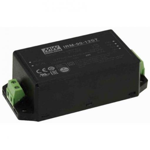 Spínaný napájecí zdroj, počet výstupů: 1 IRM-90-48ST 48V dc Montáž na plošný spoj 90 W IRM-90 MEAN WELL 305V ac