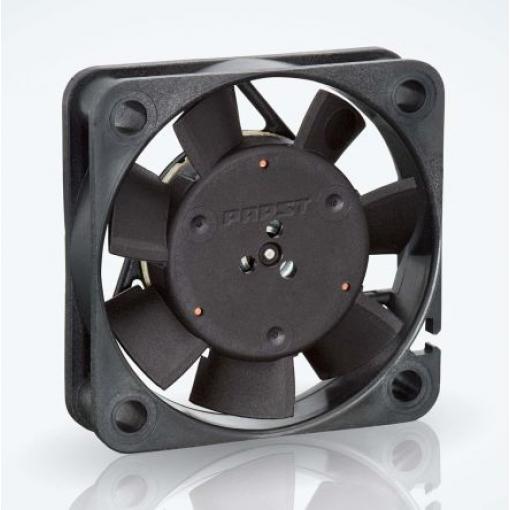 ebm-papst Axiální ventilátor, řada: 400 F, průtok vzduchu: 9 m³/h 0.8 W 12 V dc 66 mA IP20 40 mm 40 mm 10 mm