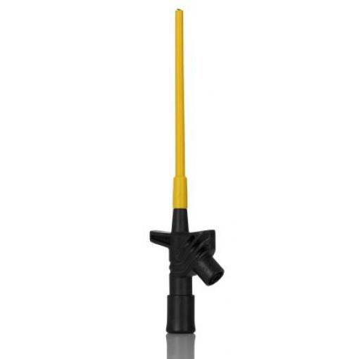 Hirschmann Test & Measurement Krokosvorka, 3 mm, velikost zásuvky: 4 mm, Černá 4A, 1 kV, délka: 161 mm,