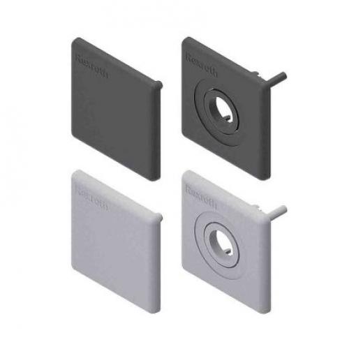 Bosch Rexroth Koncová krytka Krytka, Polypropylen barva Šedá, pasuje do profilu: 45 x 45 mm
