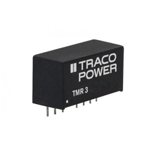 TRACOPOWER Měnič DC/DC TMR 3, výstup: 15 V dc 1.6 kV dc, Vin 36V dc 200 mA, Vin 18V 3 W -40 °C 85 °C Průchozí otvor