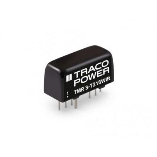 TRACOPOWER Měnič DC/DC TMR 3WIR, výstup: 5 V dc 3 kV dc, Vin 160V dc 600 mA, Vin 43V 3 W -40 °C 90 °C Průchozí otvor