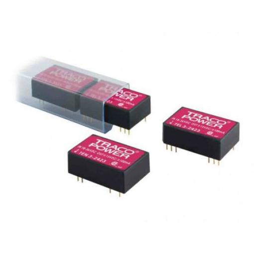 TRACOPOWER Měnič DC/DC TEN 3, výstup: 3.3 V dc 1.5 kV dc, Vin 36V dc 600 mA, Vin 18V 3 W -40 °C 85 °C Průchozí otvor