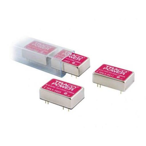 TRACOPOWER Měnič DC/DC TEN 5, výstup: 5 V dc 1.5 kV dc, Vin 7V dc 1 A, Vin 4.5V 6 W -40 °C 85 °C Průchozí otvor