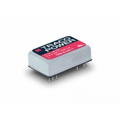 TRACOPOWER Měnič DC/DC TEN 8, výstup: 5 V dc 1.5 kV dc, Vin 75V dc 1.5 A, Vin 36V 8 W -40 °C 85 °C Průchozí otvor