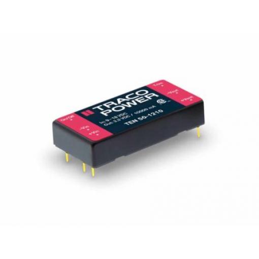 TRACOPOWER Měnič DC/DC TEN 50, výstup: 24 V dc 1.5 kV dc, Vin 36V dc 2080 mA, Vin 18V 50 W -40 °C 85 °C Montáž na plošný