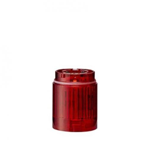 Patlite, rozsah: LR4 barva čočky Červená Stálé LED Světelný modul 85 dB 24V dc barva pouzdra Červená základna 40 mm DC