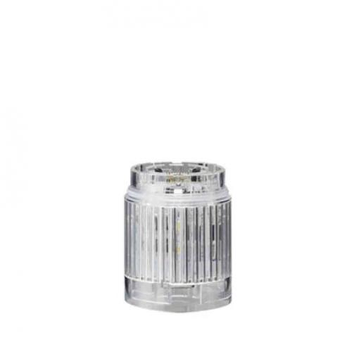 Patlite, rozsah: LR4 barva čočky Bílá Stálé LED Světelný modul 85 dB 24V dc základna 40 mm DC IP54