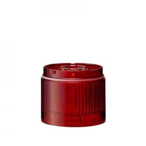 Patlite, rozsah: LR6 barva čočky Červená Stálé LED Světelný modul 88 dB 24V dc barva pouzdra Červená základna 60 mm