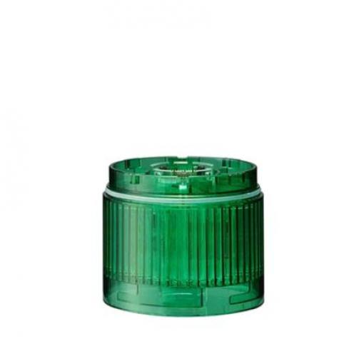 Patlite, rozsah: LR6 barva čočky Zelená Stálé LED Světelný modul 88 dB 24V dc barva pouzdra Zelená základna 60 mm AC/DC