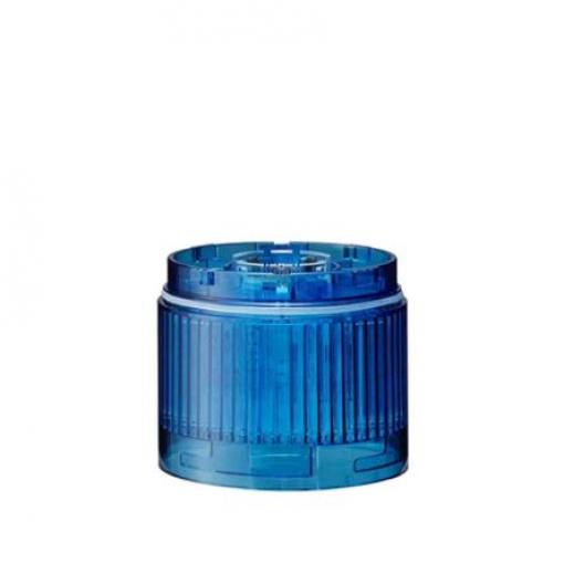 Patlite, rozsah: LR6 barva čočky Modrá Stálé LED Světelný modul 88 dB 24V dc barva pouzdra Modrá základna 60 mm AC/DC