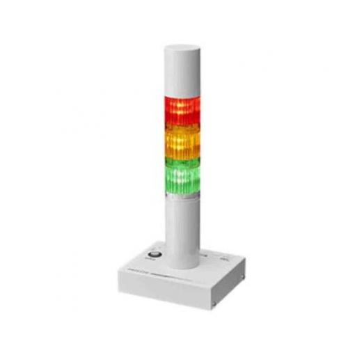 Patlite Signální věž, řada: PHE LED Bzučák barva Čirá 24V Přímá