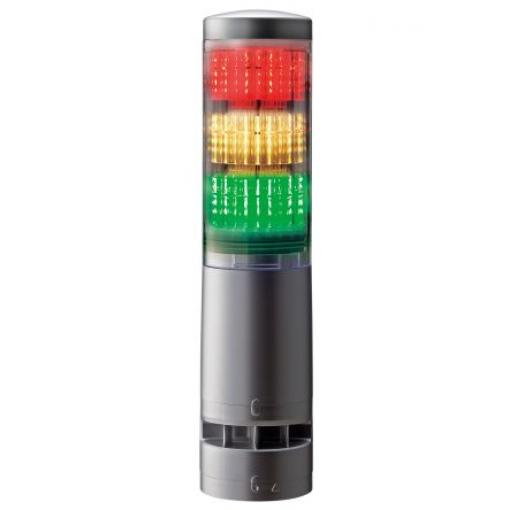 Patlite Signální věž, řada: LA6 RGB LED Bzučák barva Čirá 24V dc Přímá