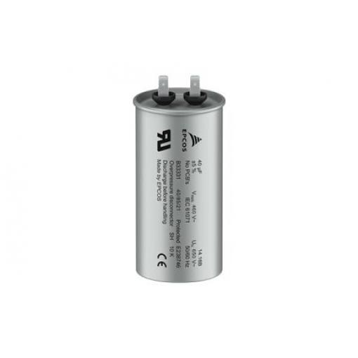Polypropylenový kondenzátor, řada: B33331V, Šroubová svorka 20 μF 460 V ac 460 V dc EPCOS 2