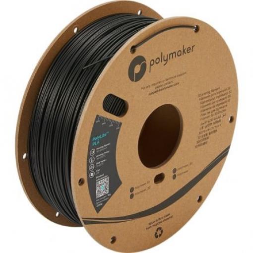 Vlákna pro 3D tiskárny, Černá 1.75 mm 3 kg Polymléčná kyselina Polymaker