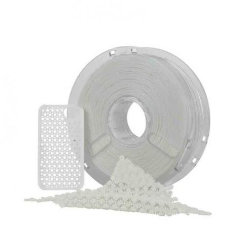 Vlákna pro 3D tiskárny, Bílá 2.85 mm 750 g Termoplastický polyuretan 95A Polymaker