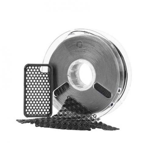 Vlákna pro 3D tiskárny, Černá 2.85 mm 750 g Termoplastický polyuretan 95A Polymaker
