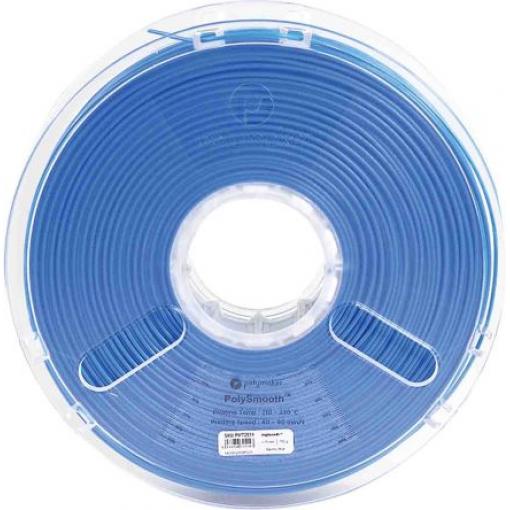 Vlákna pro 3D tiskárny, Tmavě modrá 1.75 mm 750 g PolySmooth Polymaker