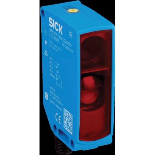 SICK Fotoelektrický snímač, řada: W16 Blok Kabel, výstup: NPN Potlačení pozadí