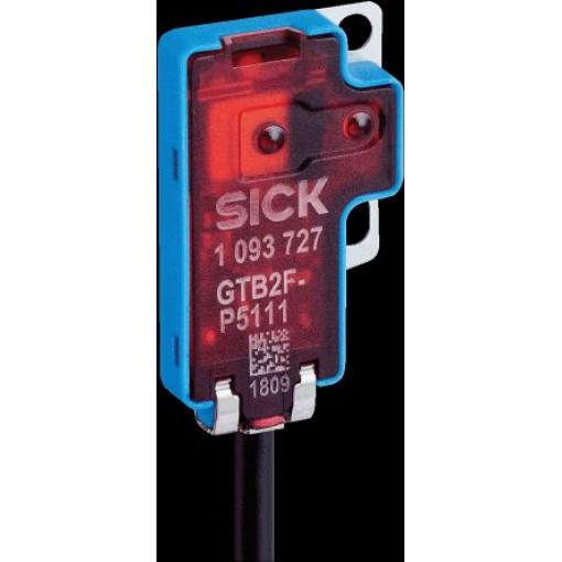 SICK Fotoelektrický snímač, řada: G2F Blok 3kolíkový M8, výstup: PnP Potlačení pozadí