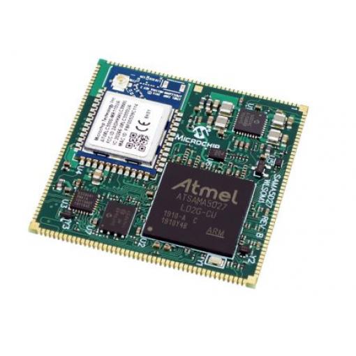 Microchip Mikroprocesor ATSAMA5D27-WLSOM1 ARM Cortex A5 32 bitů ARM 500 MHz, počet kolíků: 188 kolíkový, SIP