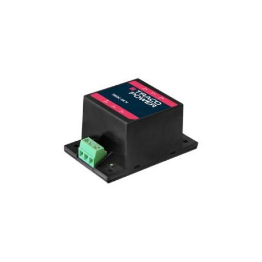 TRACOPOWER Měnič DC/DC TMDC 06H, výstup: 48 V dc 3 kV, Vin 160V dc 125 mA, Vin 80V -40 °C 93 °C Montáž na rám