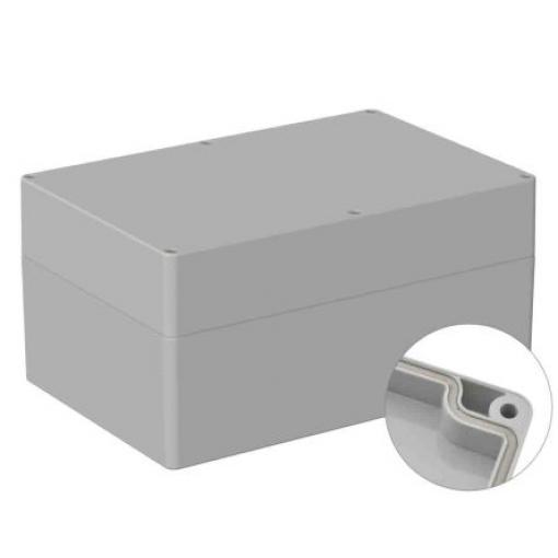 RS PRO Univerzální skříň, řada: 5U2 IP66 Nestíněný barva Šedá IK07 barva Šedá Polykarbonát 240.3 mm 120 mm 160.3 mm