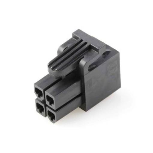 Molex Pouzdro pro konektor PCB, řada: 172708 Vnější, rozteč: 4.2 mm, počet kontaktů: 4, počet řad: 2, orientace těla: