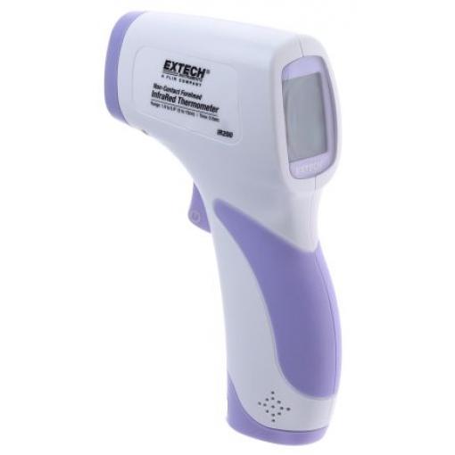 Extech Infračervený teploměr, číslo modelu: IR200 Forehead 32 °C, Max Teplota 42.5 °C, přesnost: ±0.3°C, °C, Fahrenheit,