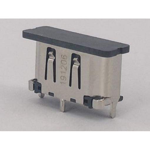 Molex Konektor HDMI, Type A Vnitřní, počet kontaktů: 19, orientace těla: Svislé, 40 V