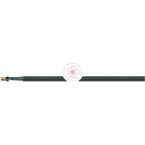 RS PRO Napájecí kabel, řada: H07RN-F 5žilový 100 m Elastomer plášť, Černá, vnější průměr: 13.3 → 17 mm OD, 450/750 V 60